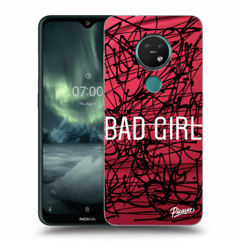Picasee fekete szilikon tok az alábbi mobiltelefonokra Nokia 7.2 - Bad girl