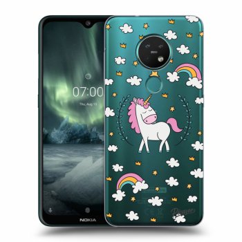 Picasee átlátszó szilikon tok az alábbi mobiltelefonokra Nokia 7.2 - Unicorn star heaven