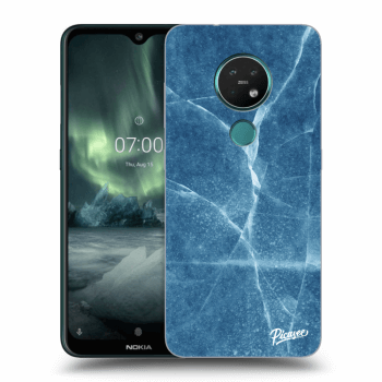 Picasee átlátszó szilikon tok az alábbi mobiltelefonokra Nokia 7.2 - Blue marble
