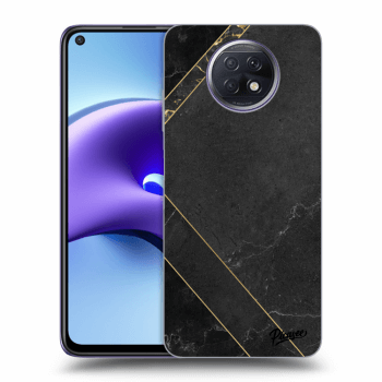 Szilikon tok erre a típusra Xiaomi Redmi Note 9T - Black tile