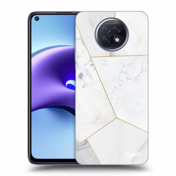 Szilikon tok erre a típusra Xiaomi Redmi Note 9T - White tile