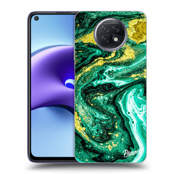 Szilikon tok erre a típusra Xiaomi Redmi Note 9T - Green Gold