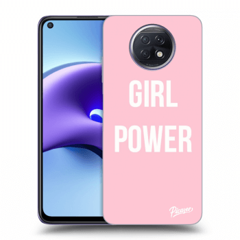 Picasee fekete szilikon tok az alábbi mobiltelefonokra Xiaomi Redmi Note 9T - Girl power