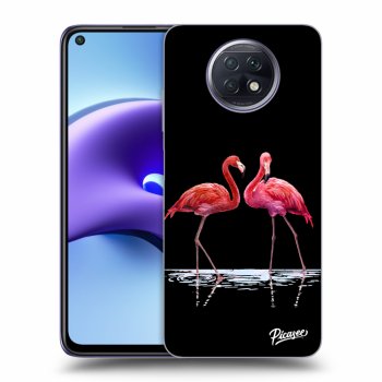 Szilikon tok erre a típusra Xiaomi Redmi Note 9T - Flamingos couple