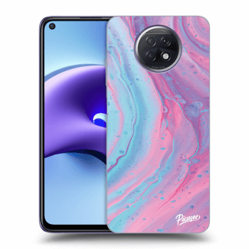 Szilikon tok erre a típusra Xiaomi Redmi Note 9T - Pink liquid