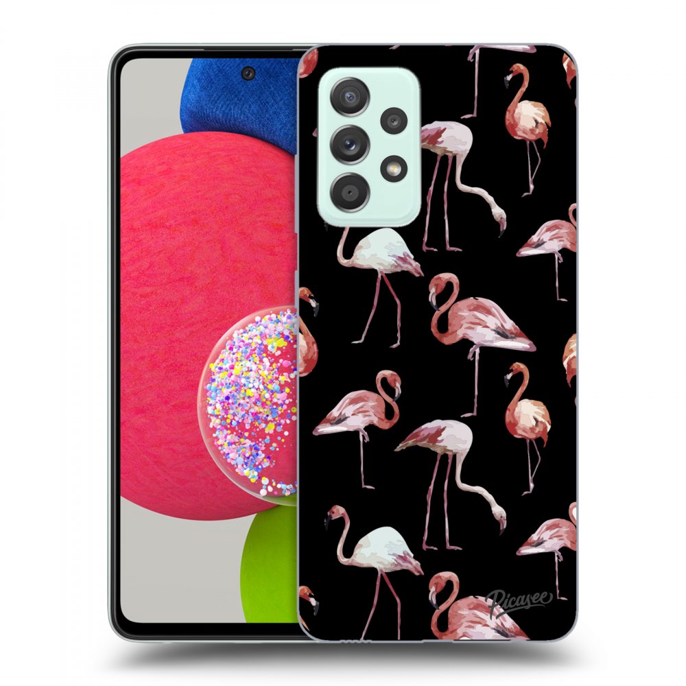 Picasee ULTIMATE CASE Samsung Galaxy A52s 5G A528B - készülékre - Flamingos