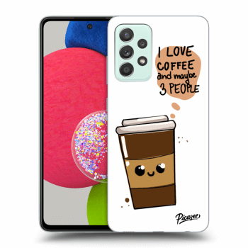 Szilikon tok erre a típusra Samsung Galaxy A52s 5G A528B - Cute coffee