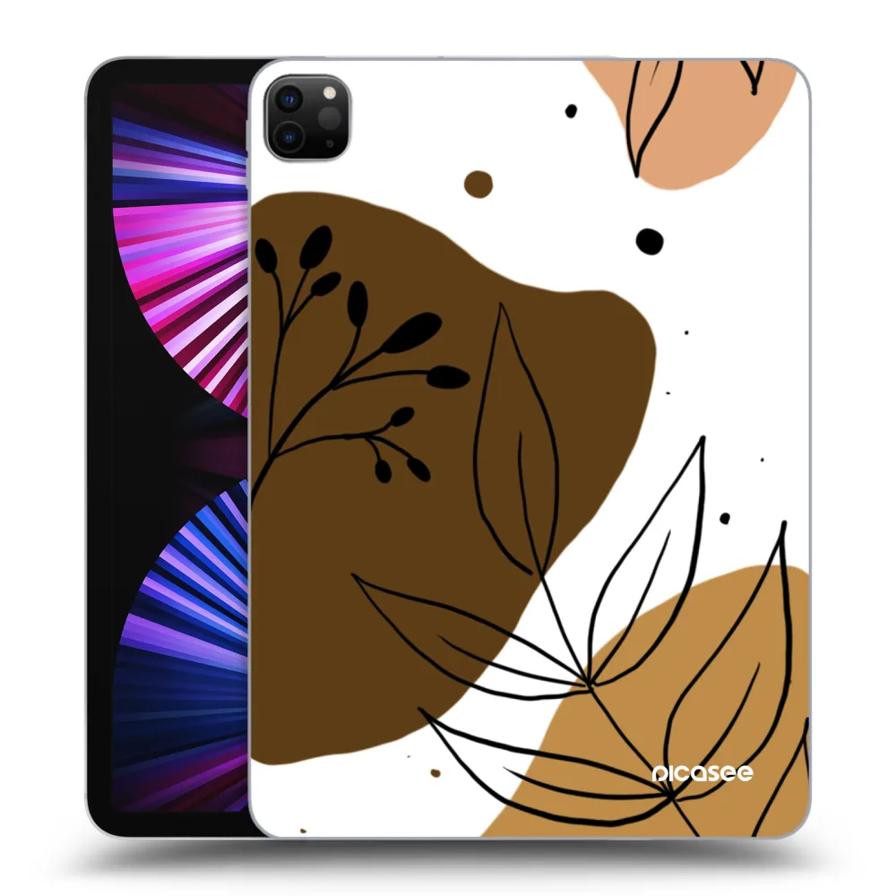 Picasee fekete szilikon tok az alábbi táblagépre Apple iPad Pro 11" 2021 (3.gen) - Boho style