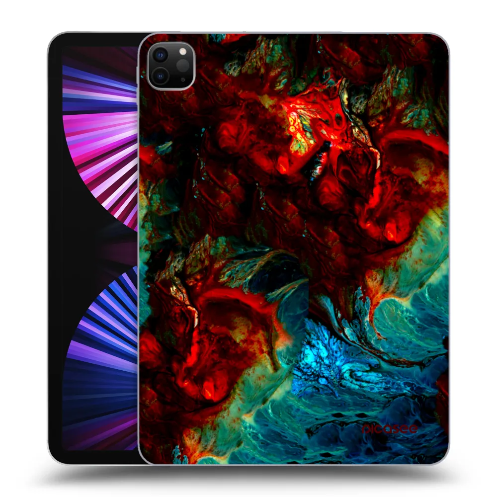 Picasee fekete szilikon tok az alábbi táblagépre Apple iPad Pro 11" 2021 (3.gen) - Universe