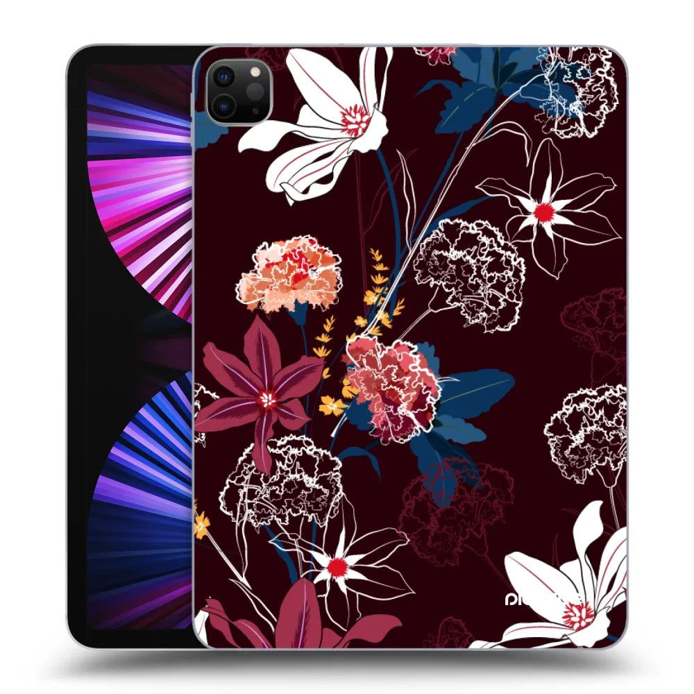 Picasee fekete szilikon tok az alábbi táblagépre Apple iPad Pro 11" 2021 (3.gen) - Dark Meadow