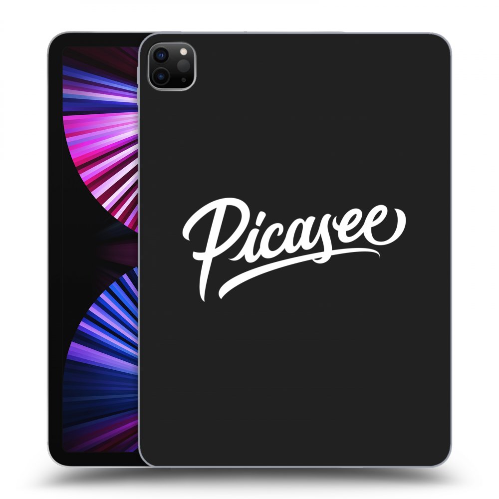 Picasee fekete szilikon tok az alábbi táblagépre Apple iPad Pro 11" 2021 (3.gen) - Picasee - old logo - white