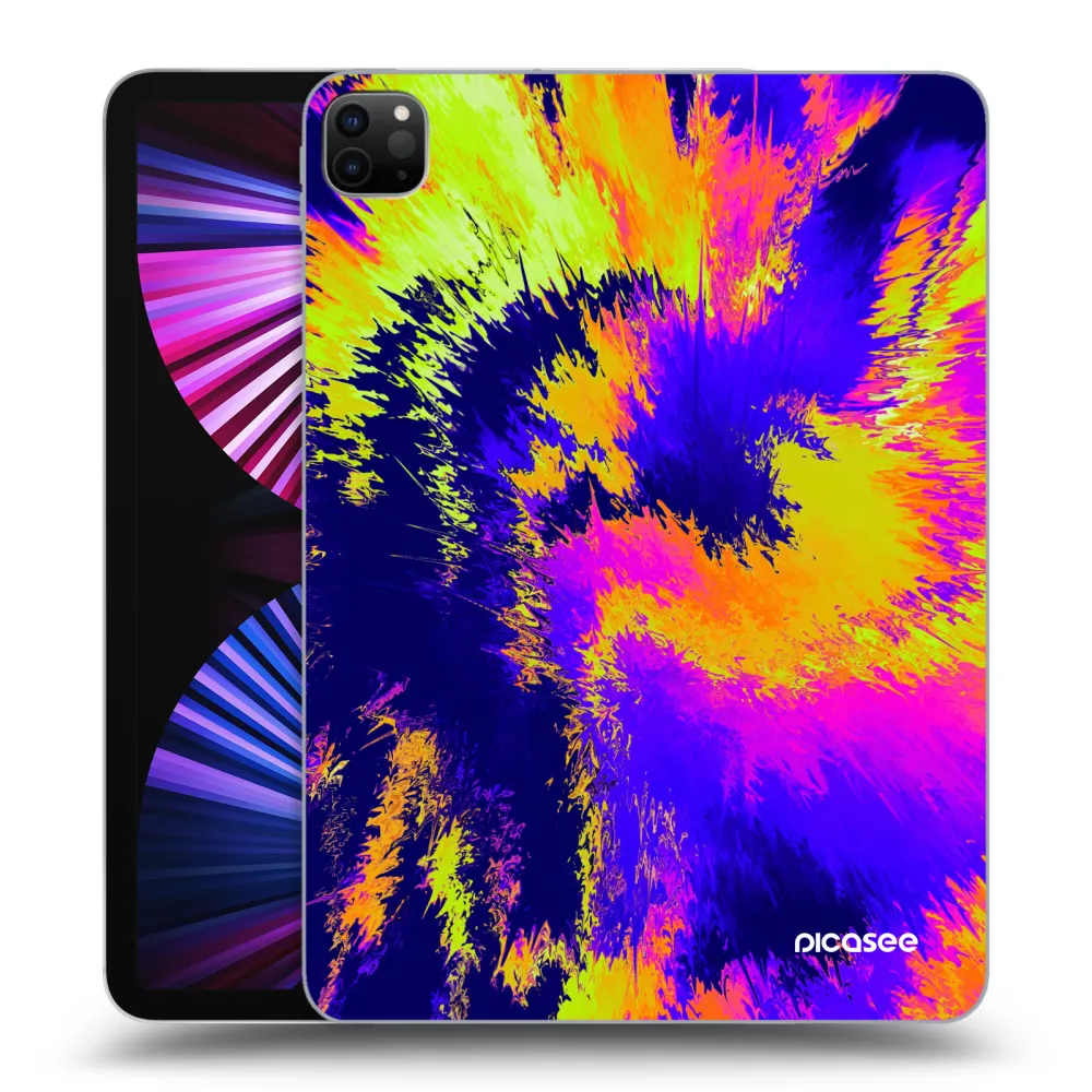 Picasee fekete szilikon tok az alábbi táblagépre Apple iPad Pro 11" 2021 (3.gen) - Burn