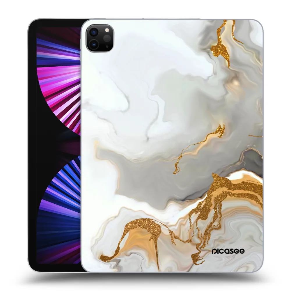 Picasee fekete szilikon tok az alábbi táblagépre Apple iPad Pro 11" 2021 (3.gen) - Her