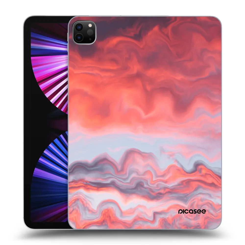 Picasee fekete szilikon tok az alábbi táblagépre Apple iPad Pro 11" 2021 (3.gen) - Sunset