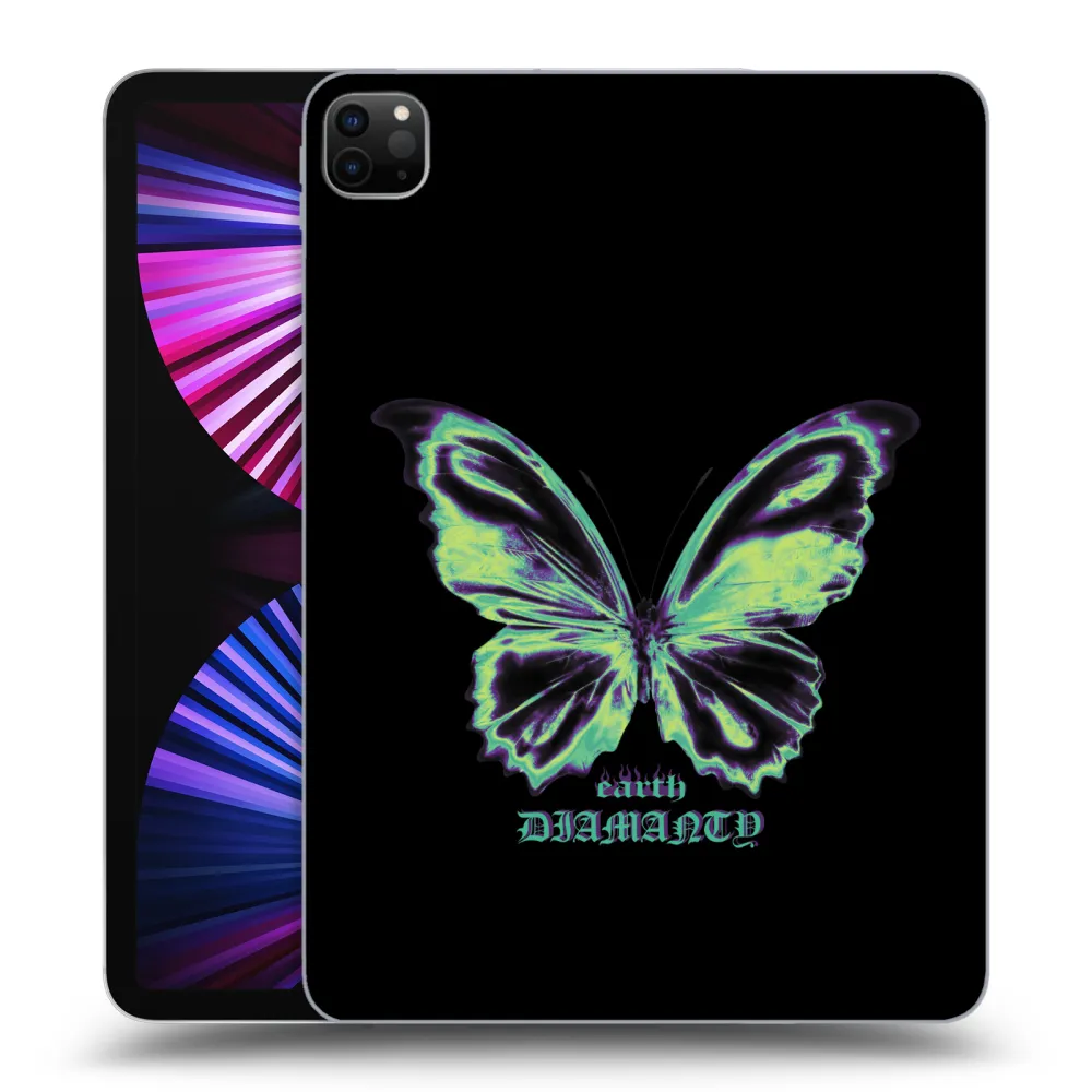 Picasee fekete szilikon tok az alábbi táblagépre Apple iPad Pro 11" 2021 (3.gen) - Diamanty Blue
