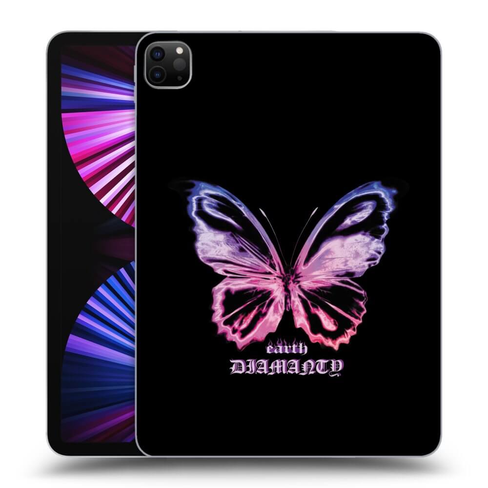 Picasee fekete szilikon tok az alábbi táblagépre Apple iPad Pro 11" 2021 (3.gen) - Diamanty Purple