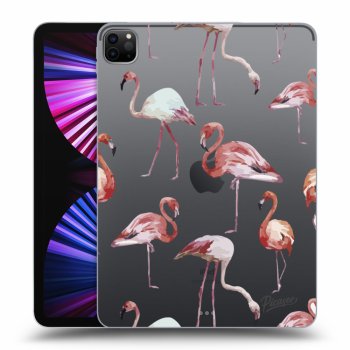 Picasee átlátszó szilikon tok az alábbi táblagépre Apple iPad Pro 11" 2021 (3.gen) - Flamingos