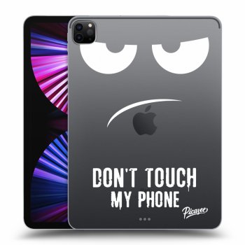 Picasee átlátszó szilikon tok az alábbi táblagépre Apple iPad Pro 11" 2021 (3.gen) - Don't Touch My Phone