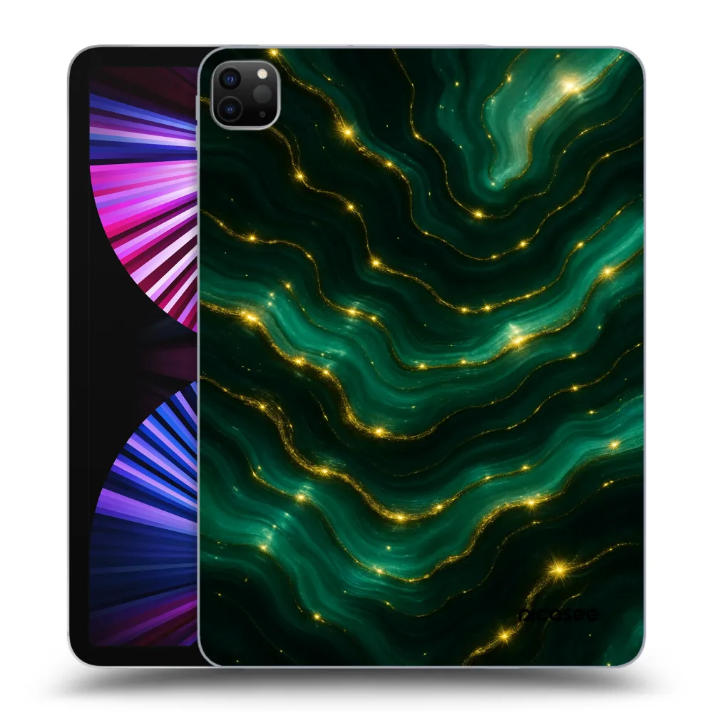 Picasee fekete szilikon tok az alábbi táblagépre Apple iPad Pro 11" 2021 (3.gen) - Emerald