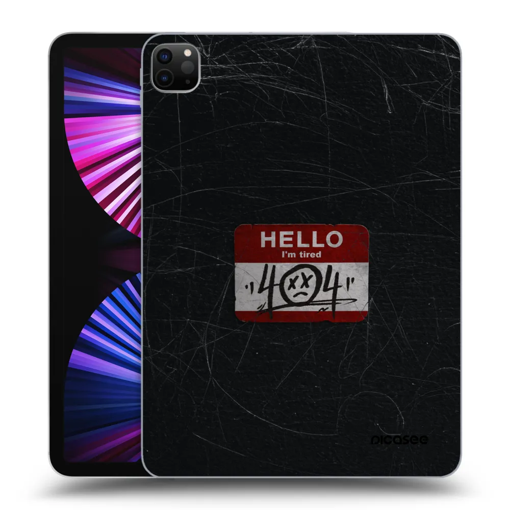 Picasee fekete szilikon tok az alábbi táblagépre Apple iPad Pro 11" 2021 (3.gen) - HELLO 404