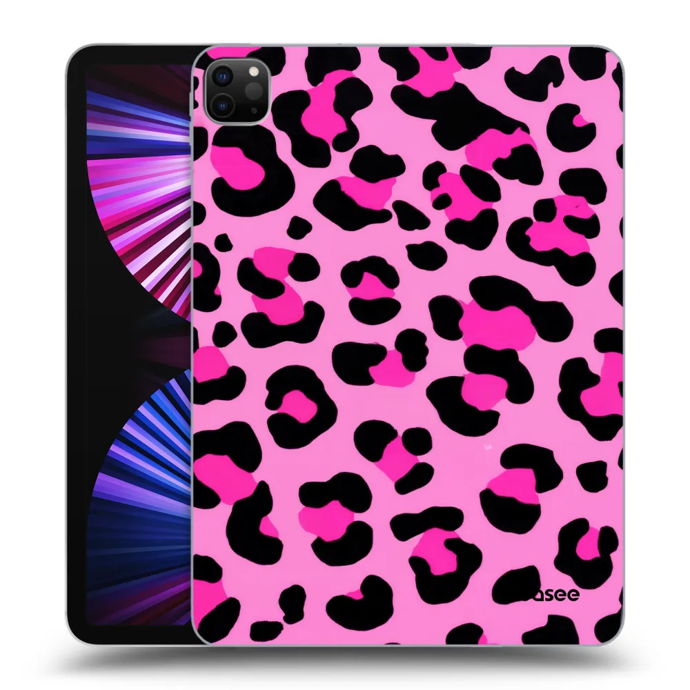 Picasee fekete szilikon tok az alábbi táblagépre Apple iPad Pro 11" 2021 (3.gen) - Pink Tiger