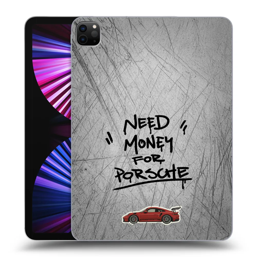 Picasee fekete szilikon tok az alábbi táblagépre Apple iPad Pro 11" 2021 (3.gen) - Grey Drift