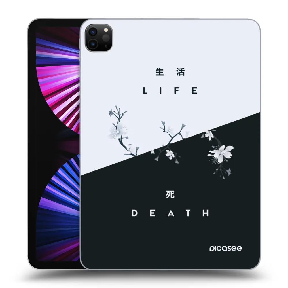 Picasee fekete szilikon tok az alábbi táblagépre Apple iPad Pro 11" 2021 (3.gen) - Life - Death