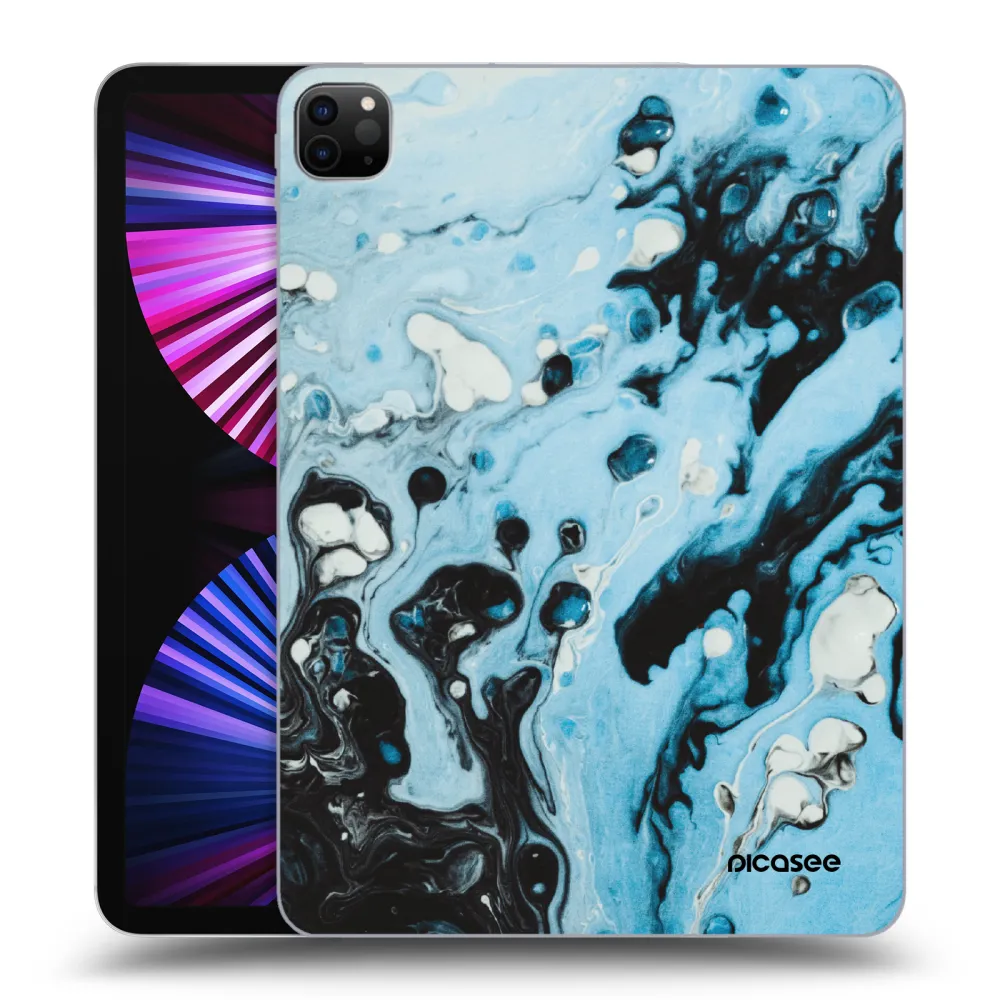 Picasee fekete szilikon tok az alábbi táblagépre Apple iPad Pro 11" 2021 (3.gen) - Organic blue