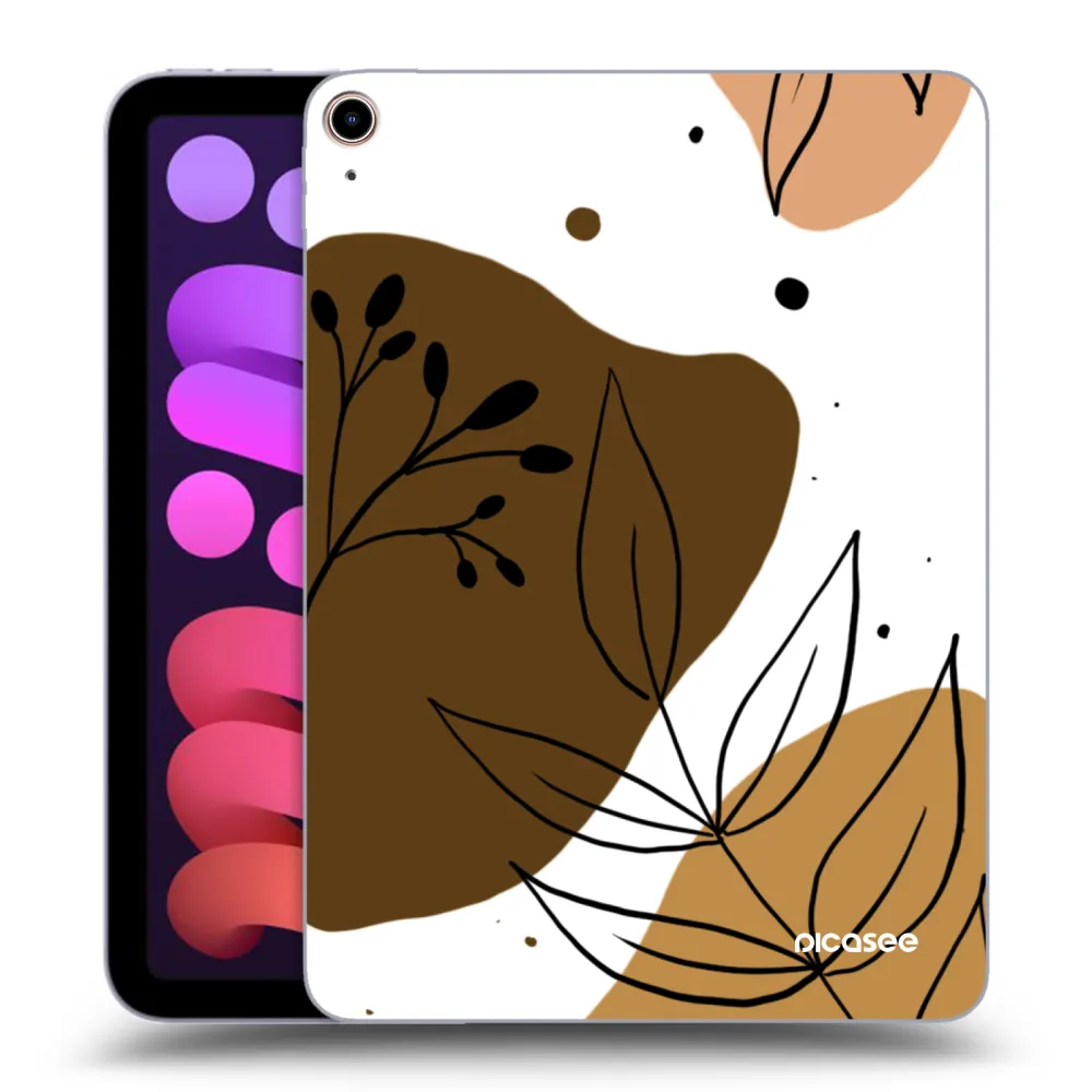 Picasee átlátszó szilikon tok az alábbi táblagépre Apple iPad mini 2021 (6. gen) - Boho style