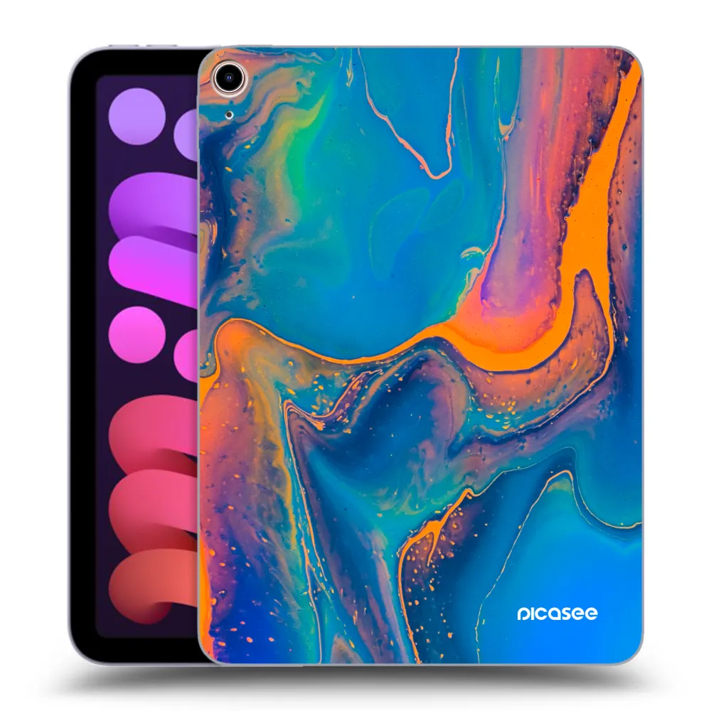 Picasee átlátszó szilikon tok az alábbi táblagépre Apple iPad mini 2021 (6. gen) - Rainbow