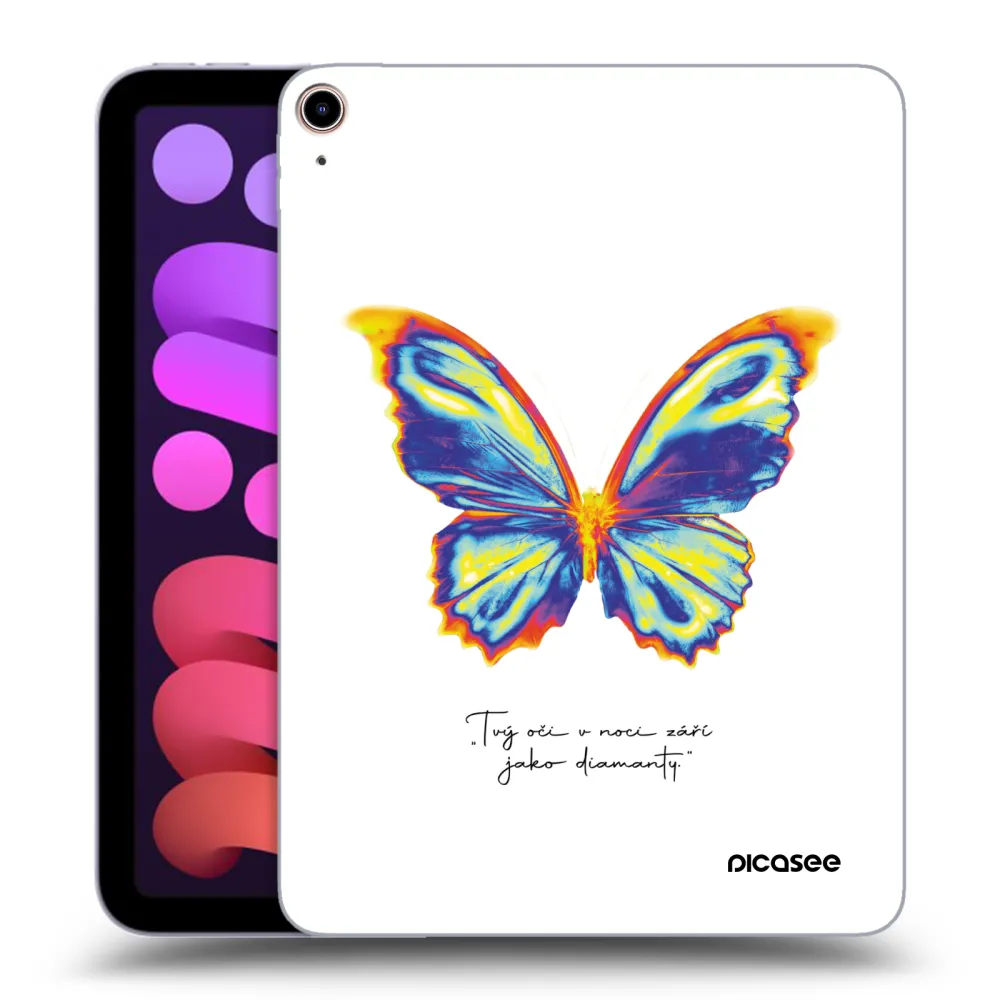 Picasee átlátszó szilikon tok az alábbi táblagépre Apple iPad mini 2021 (6. gen) - Diamanty White