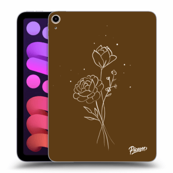 Tok az alábbi táblagépre Apple iPad mini 2021 (6. gen) - Brown flowers