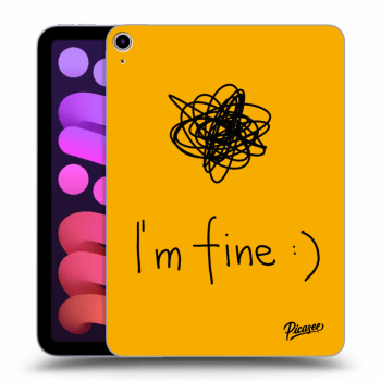Picasee fekete szilikon tok az alábbi táblagépre Apple iPad mini 2021 (6. gen) - I am fine