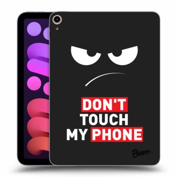 Picasee fekete szilikon tok az alábbi táblagépre Apple iPad mini 2021 (6. gen) - Angry Eyes - Transparent