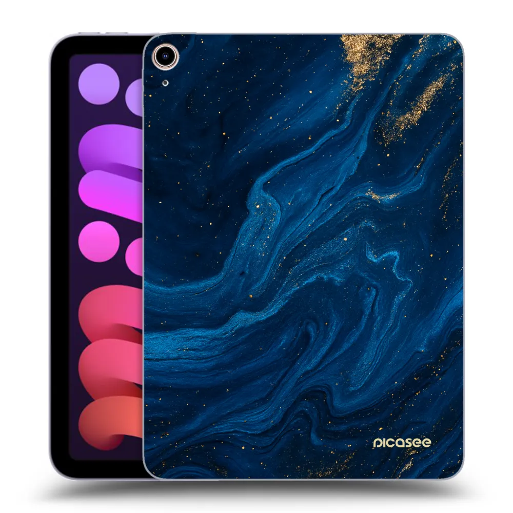 Picasee átlátszó szilikon tok az alábbi táblagépre Apple iPad mini 2021 (6. gen) - Blue