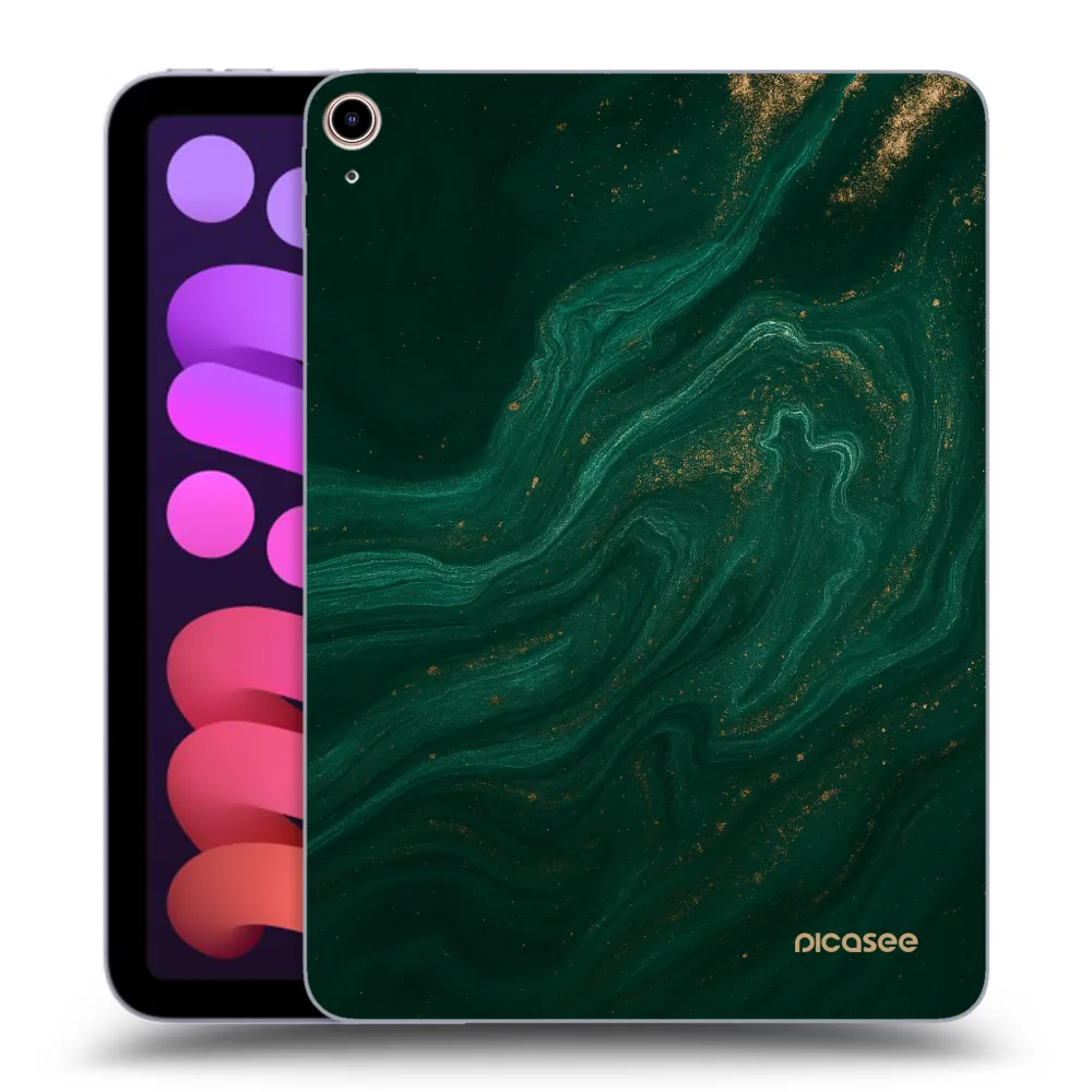 Picasee átlátszó szilikon tok az alábbi táblagépre Apple iPad mini 2021 (6. gen) - Green