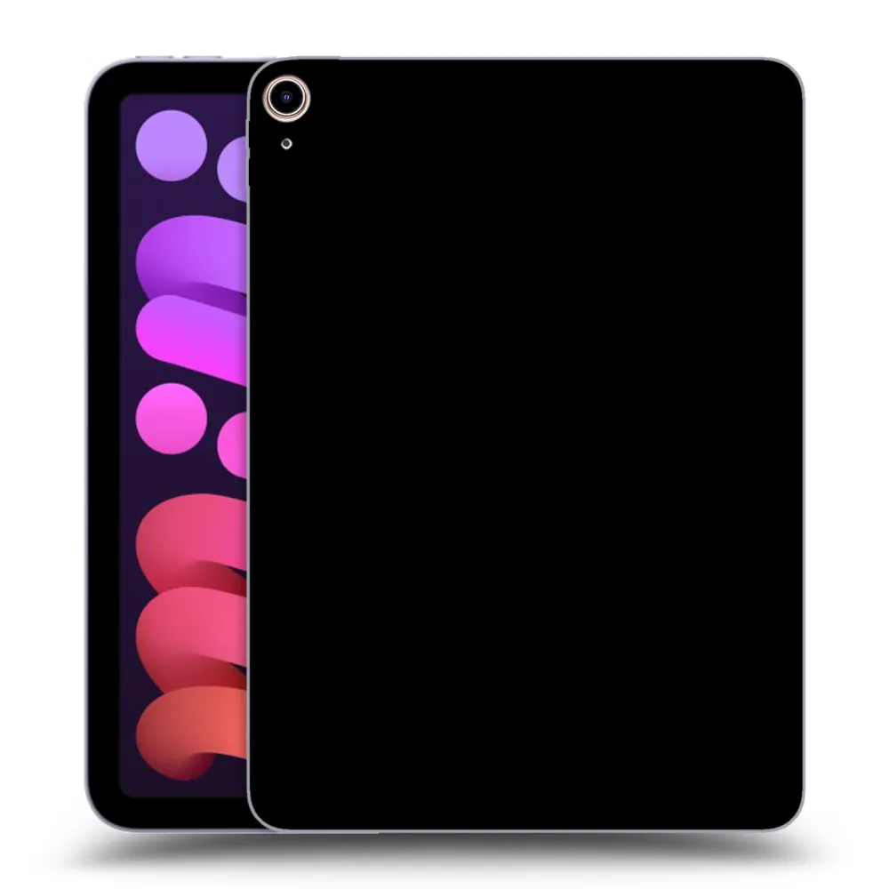 Picasee fekete szilikon tok az alábbi táblagépre Apple iPad mini 2021 (6. gen) - Picasee - new logo - black