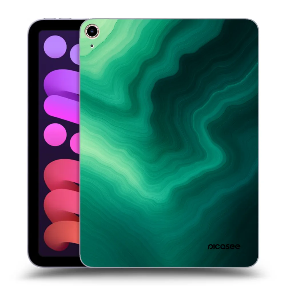 Picasee átlátszó szilikon tok az alábbi táblagépre Apple iPad mini 2021 (6. gen) - Malachite