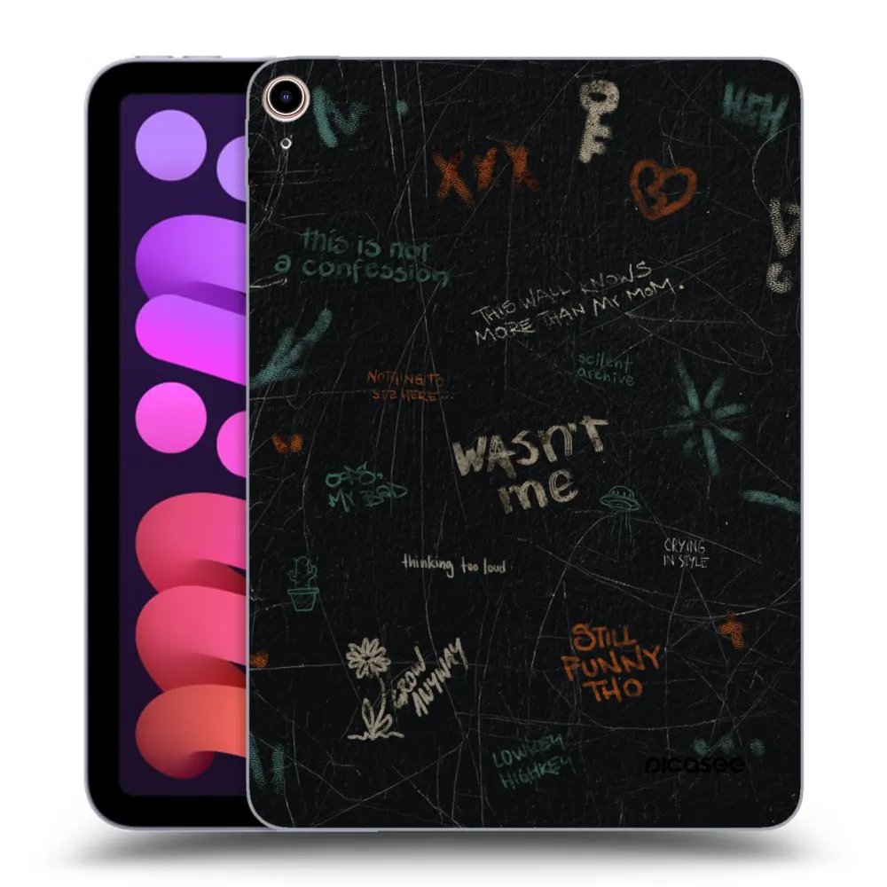 Picasee átlátszó szilikon tok az alábbi táblagépre Apple iPad mini 2021 (6. gen) - CONFESSION