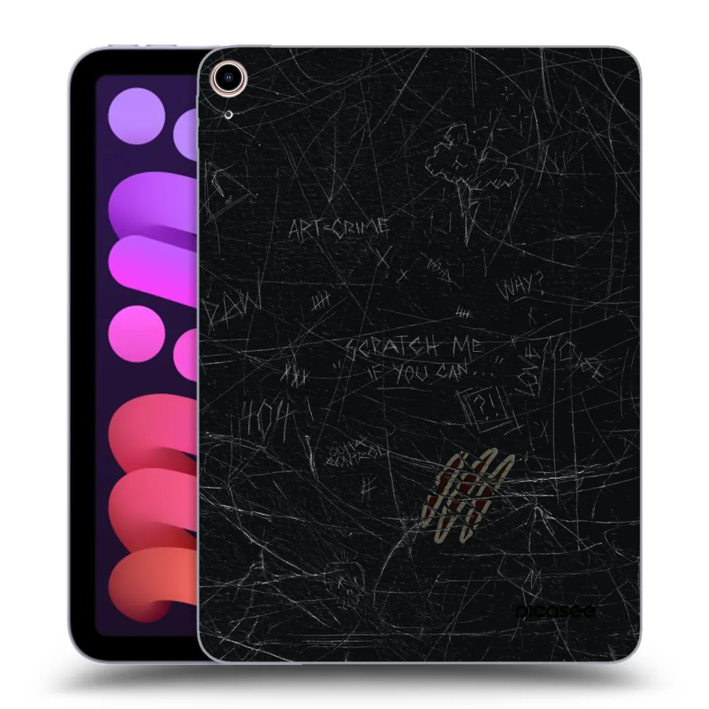 Picasee átlátszó szilikon tok az alábbi táblagépre Apple iPad mini 2021 (6. gen) - SCRATCH