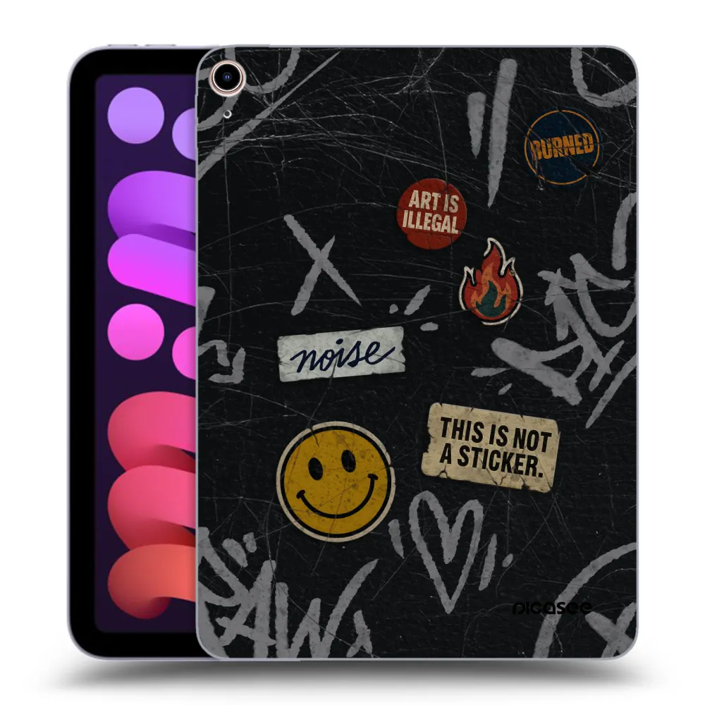 Picasee átlátszó szilikon tok az alábbi táblagépre Apple iPad mini 2021 (6. gen) - STICKERS x TAGS