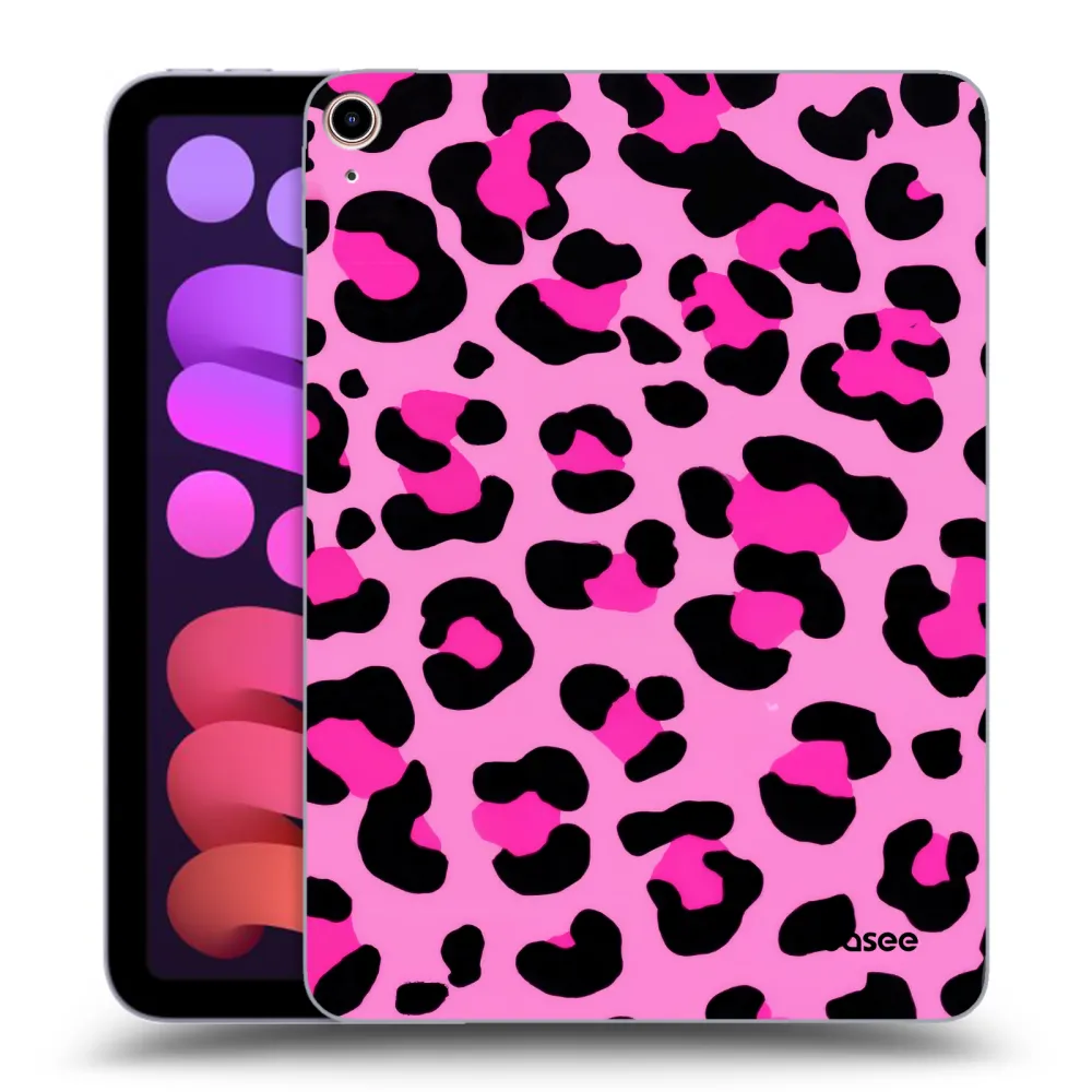 Picasee átlátszó szilikon tok az alábbi táblagépre Apple iPad mini 2021 (6. gen) - Pink Tiger