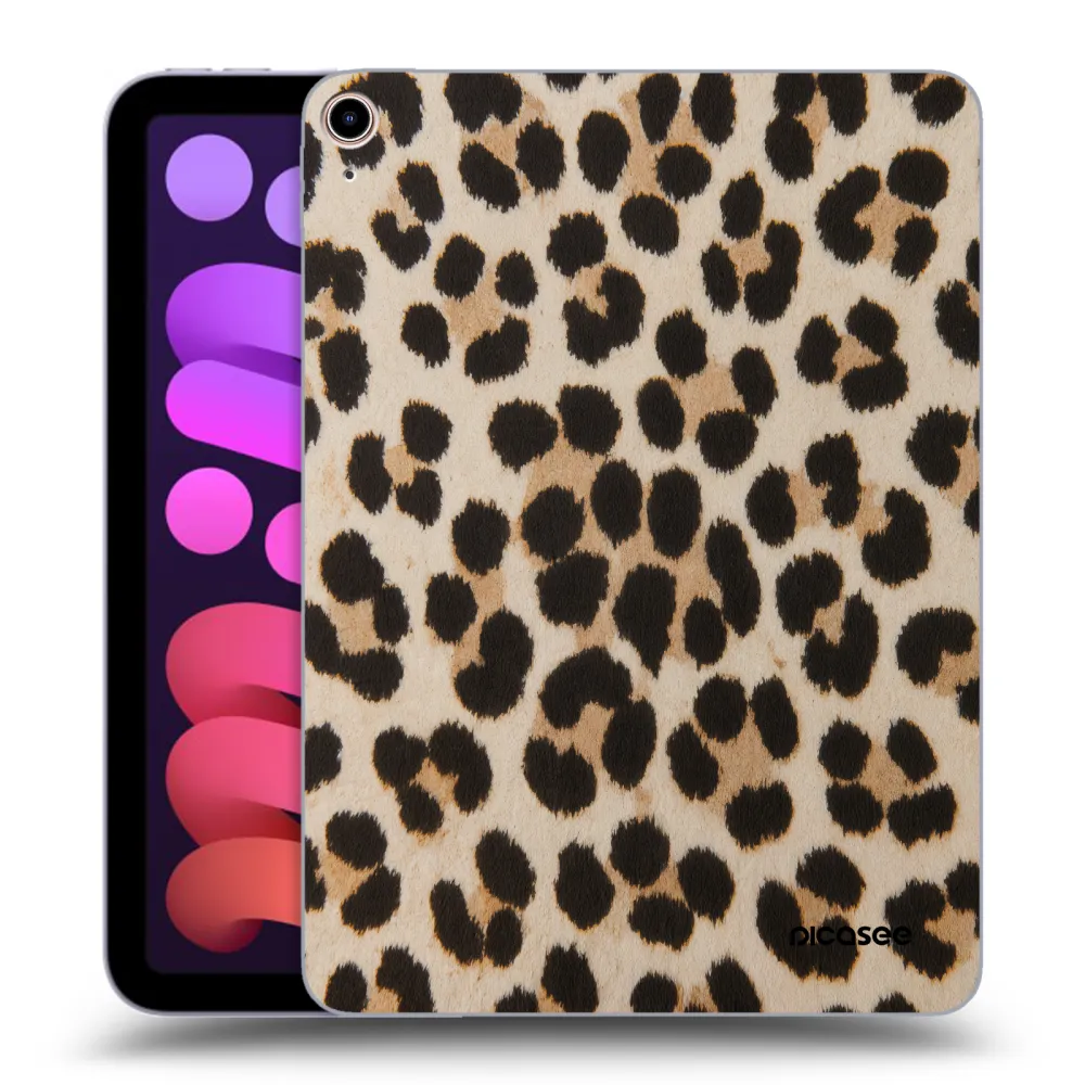 Picasee átlátszó szilikon tok az alábbi táblagépre Apple iPad mini 2021 (6. gen) - Brown Tiger