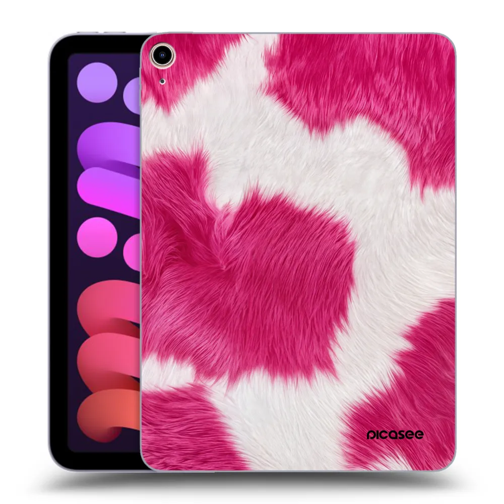 Picasee átlátszó szilikon tok az alábbi táblagépre Apple iPad mini 2021 (6. gen) - Pink Moo