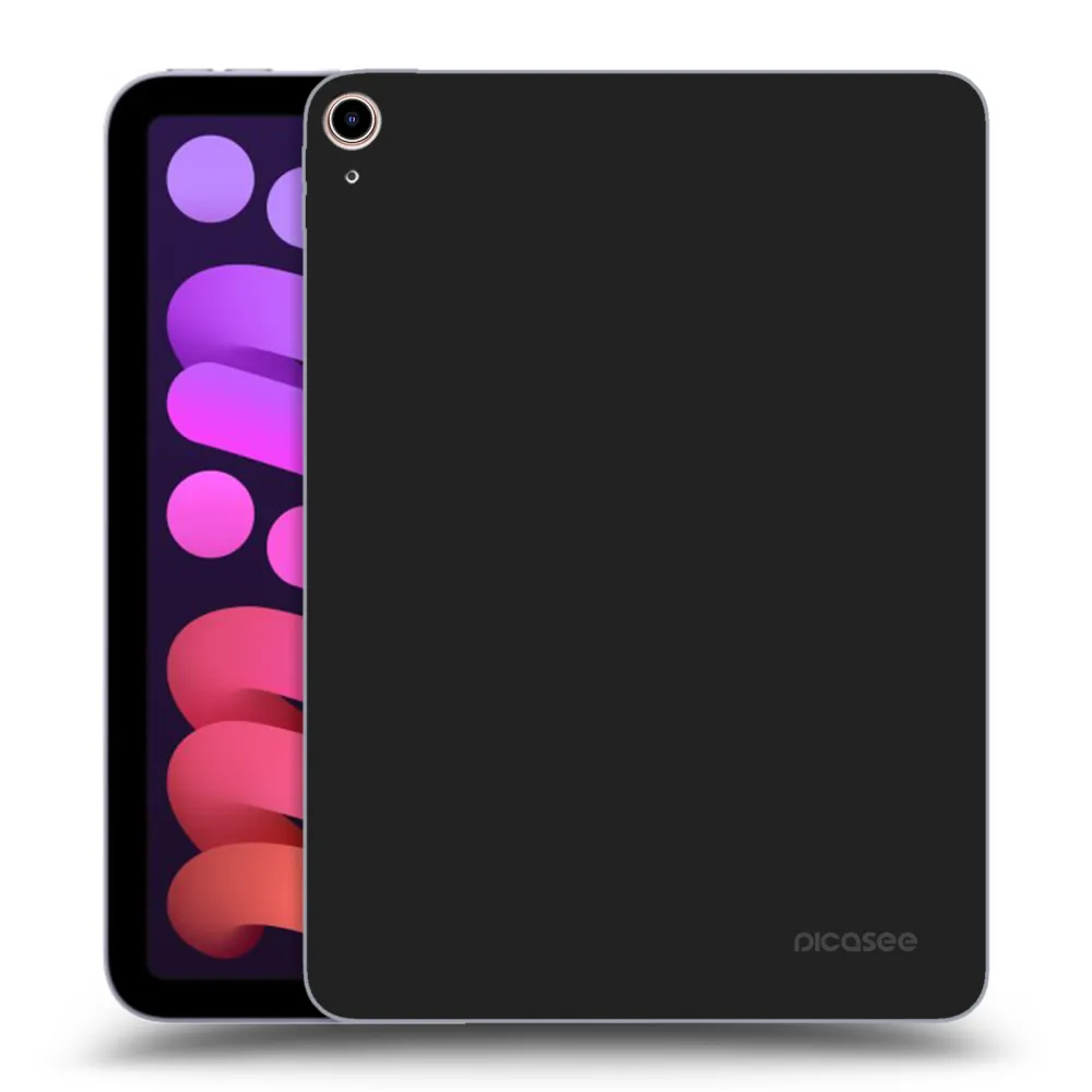 Picasee fekete szilikon tok az alábbi táblagépre Apple iPad mini 2021 (6. gen) - Clear