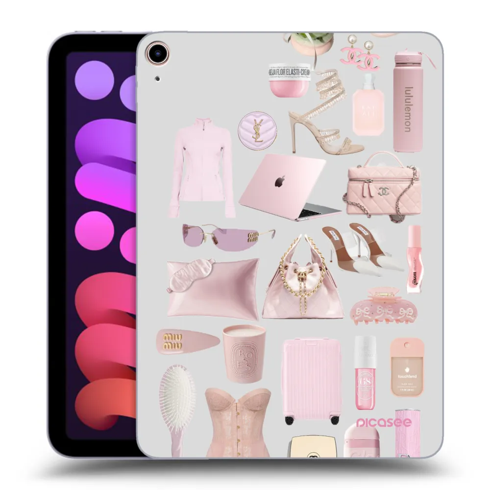 Picasee átlátszó szilikon tok az alábbi táblagépre Apple iPad mini 2021 (6. gen) - Glam Babe