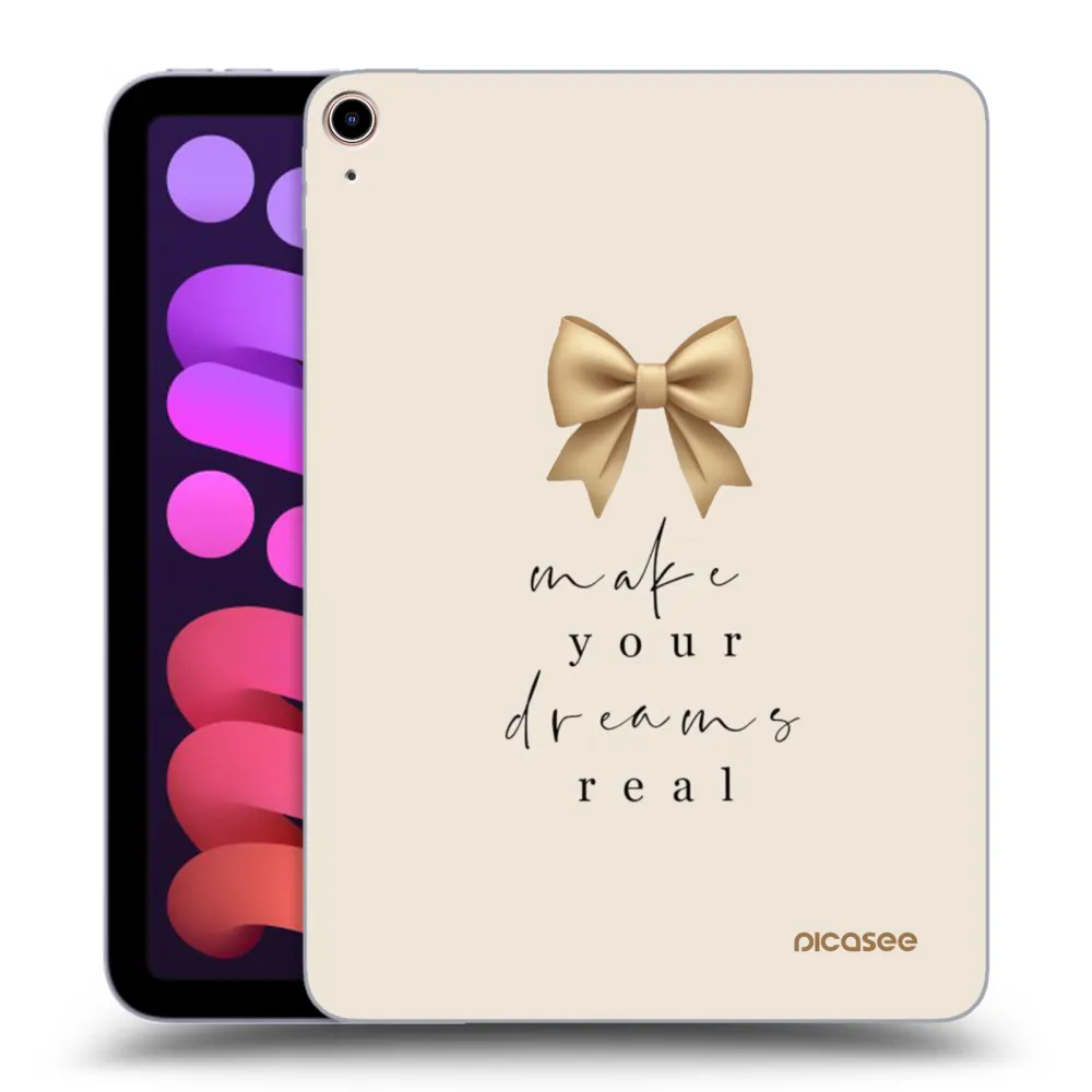 Picasee átlátszó szilikon tok az alábbi táblagépre Apple iPad mini 2021 (6. gen) - Golden Dream