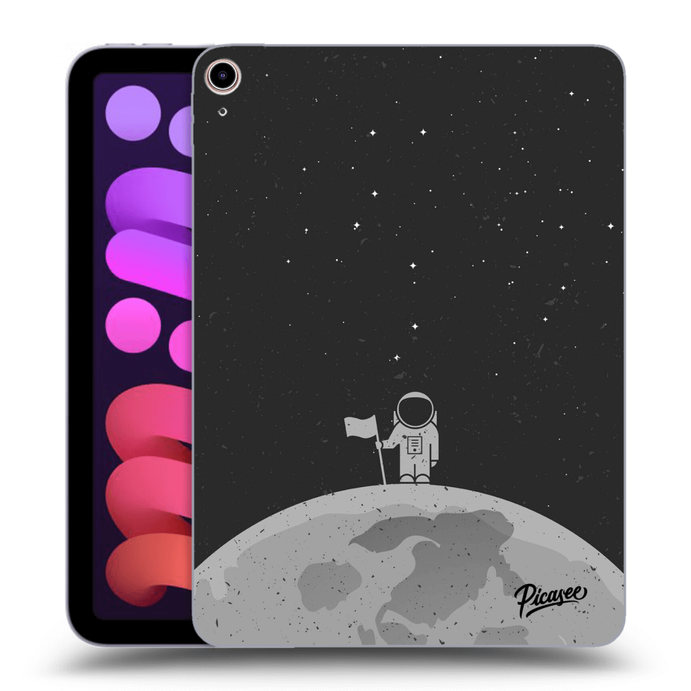 Picasee fekete szilikon tok az alábbi táblagépre Apple iPad mini 2021 (6. gen) - Astronaut