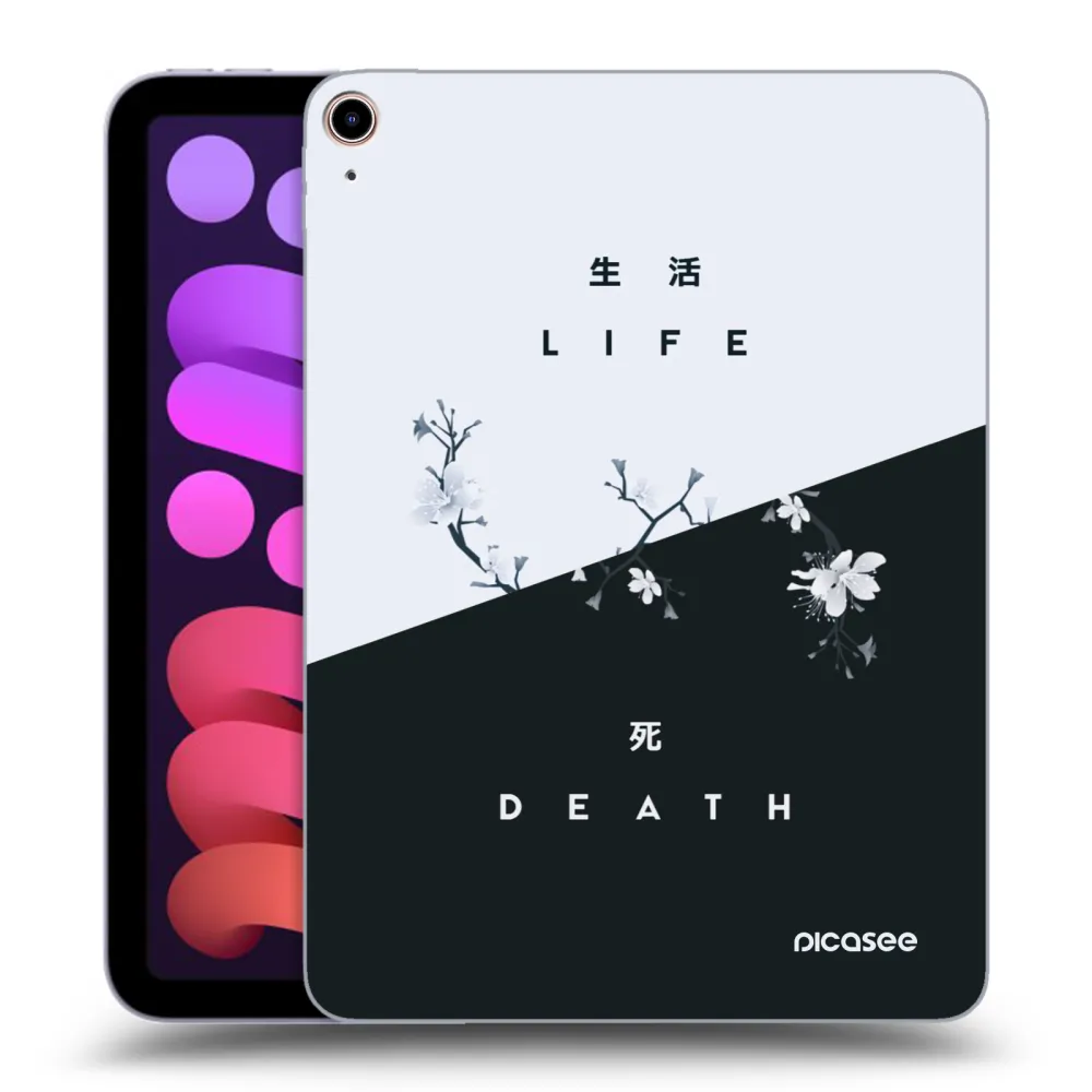 Picasee átlátszó szilikon tok az alábbi táblagépre Apple iPad mini 2021 (6. gen) - Life - Death