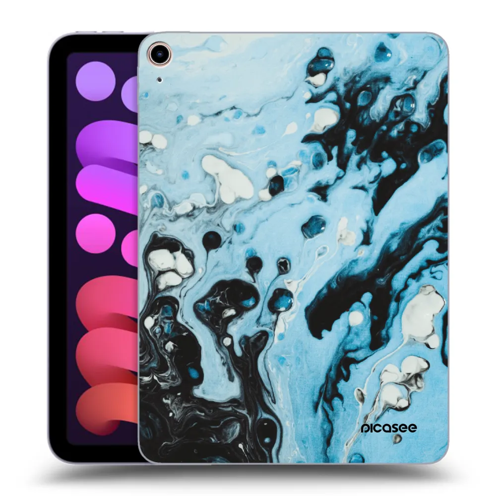 Picasee átlátszó szilikon tok az alábbi táblagépre Apple iPad mini 2021 (6. gen) - Organic blue